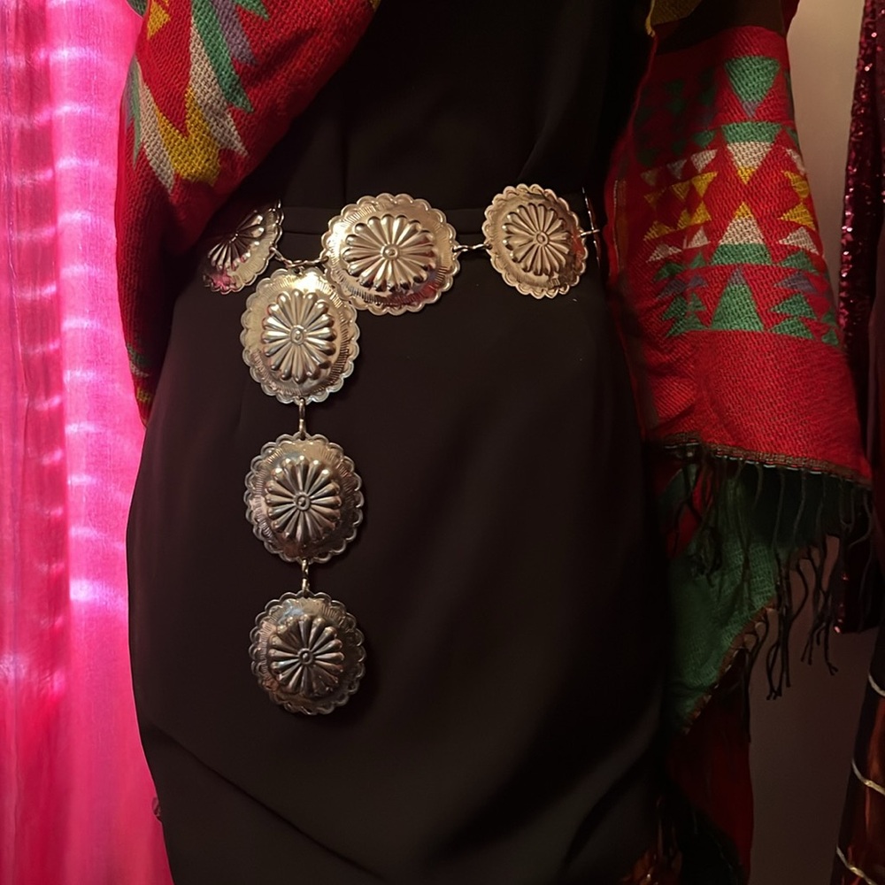 Silver Concho Belt - Picture 5 of 7